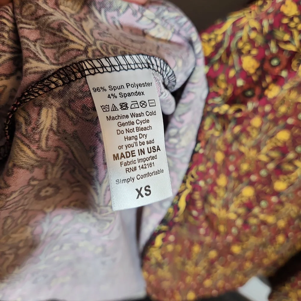 LULAROE XS Floral Patterned Maxi Skirt - Picture 5 of 7